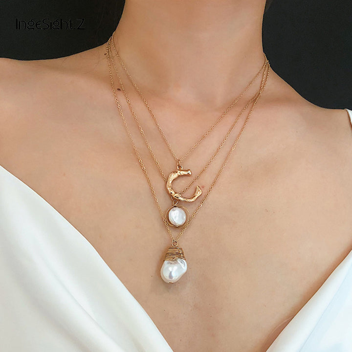 Tassel Multilayer Female Sun Moon Star Pendant – Jewelry Gift Ideas — 1