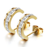 Micro-inlaid zircon ladies earrings – Holiday Gift Ideas — 3
