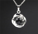 Natural Crystal Small Flower Pendant Necklace – Jewelry Gift Ideas — 6