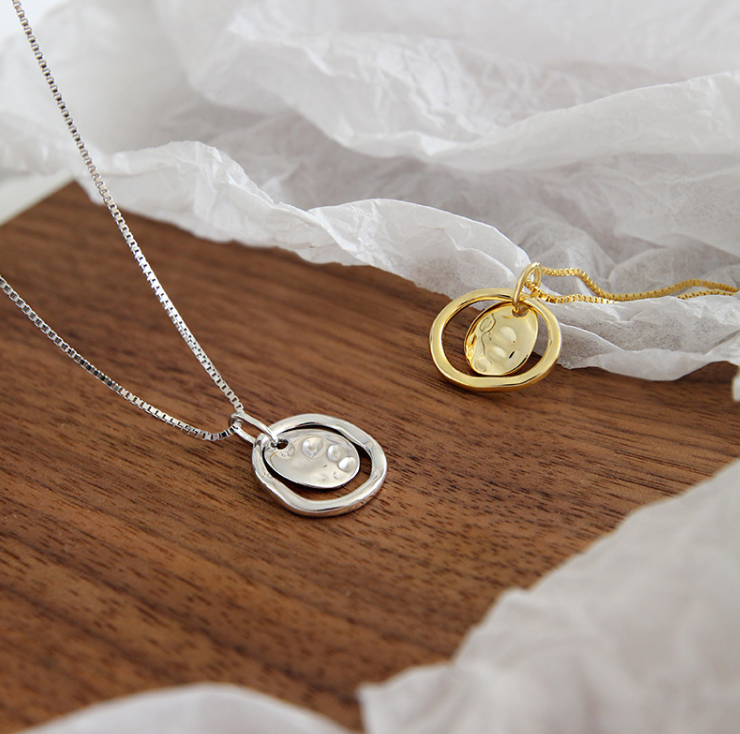 Ring Tag Women's Necklace Silver Chain – Jewelry Gift Ideas — 1