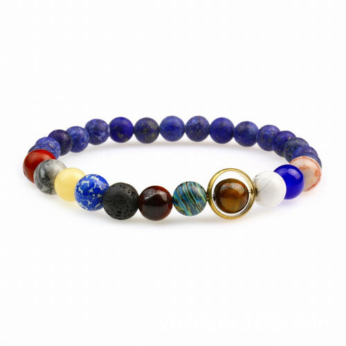 Cosmic Galaxy Eight Planets Natural Stone – Jewelry Gift Ideas — 2