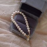 14K Gold Natural Pearl Bracelet – Jewelry Gift Ideas — 1