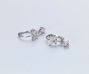 Diamond butterfly earrings earrings – Meaningful Gifts — 4