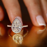 Simple Small White Zirconium Copper Set Ring – Jewelry Gift Ideas — 4