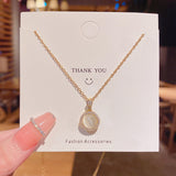 Titanium Steel Rotatable Cat's Eye Necklace – Jewelry Gift Ideas — 4