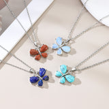 Natural Stone Crystal Small Butterfly Alloy – Jewelry Gift Ideas — 1
