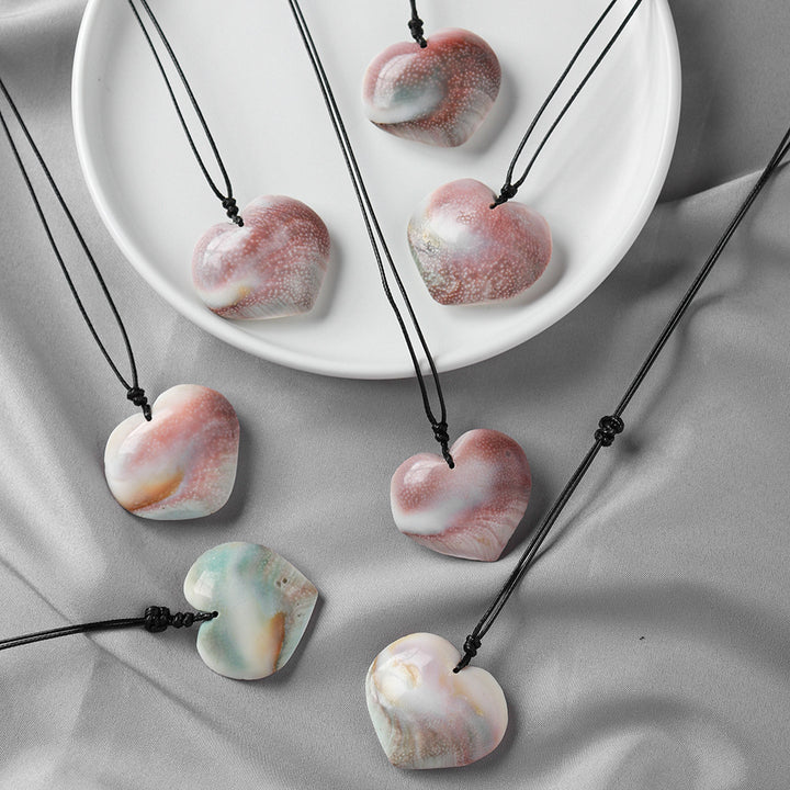 Natural Stone Pendant Crystal Necklace Gemstone – Jewelry Gift Ideas — 1