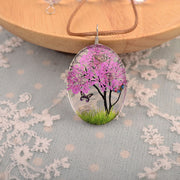 Long Sweater Chain Handmade Real Flower Necklace – Jewelry Gift Ideas — 2