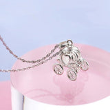 S925 Sterling Silver Fantasy Pumpkin Car Pendant – Jewelry Gift Ideas — 3