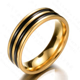 Fashion Vintage 18K Gold Double Row Drip Ring – Stylish Gifts — 2