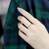 Silver Plated Natural Ruby Ring – Everyday Gifts — 4