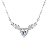 S925 Sterling Silver Angel Wing Necklace Female – Jewelry Gift Ideas — 5