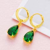 Women's 24K Gold-plated Zircon Earrings – Gifts for Her — 6
