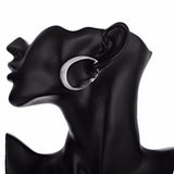 Fashion Creative Frosted Face Large Hoop Earrings – Stylish Gifts — 2