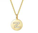 Single Studded Letter Necklace – Jewelry Gift Ideas — 17