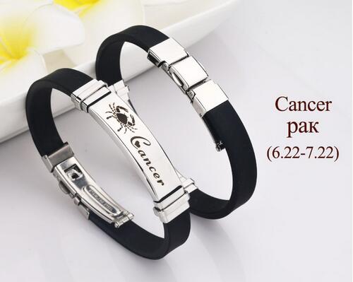 12 constellation silicone stainless steel – Jewelry Gift Ideas — 1