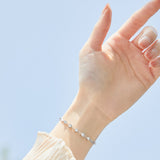 999 Sterling Silver Bracelet For Women's Light – Jewelry Gift Ideas — 5