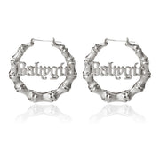 Creative Peach Heart Baby Letter Earrings Female – Gifts for Her — 4