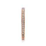 Simple Peach Heart Openwork Ring – Meaningful Gifts — 5