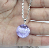 Moon resin pendant clavicle necklace – Jewelry Gift Ideas — 5
