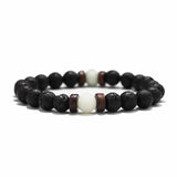 Rocky wooden beads bracelet – Jewelry Gift Ideas — 13