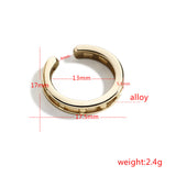 Alloy pin rhinestone stud earrings – Gift Ideas — 3