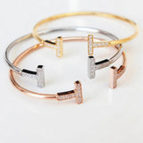 T-shaped diamond bracelet – Jewelry Gift Ideas — 7