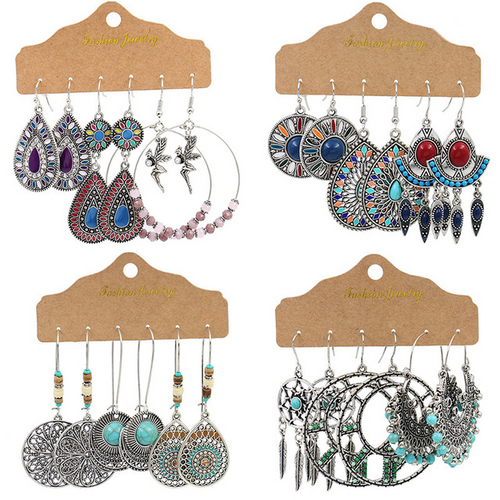 Bohemian Style Vintage Earrings-Dianasteves -Women – Stylish Gifts — 1
