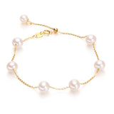 18k Gold Bead Bracelet – Jewelry Gift Ideas — 2