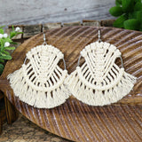 Tassel Earrings Handmade Weaving Ethnic Style – Stylish Gifts — 17