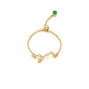 Twelve Constellation Ring with Diamonds – Everyday Gifts — 13