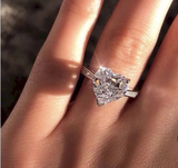 AAA zircon heart ring – Meaningful Gifts — 4