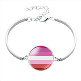 Rainbow Strip Time Gem Bracelet Alloy Bracelet – Jewelry Gift Ideas — 2
