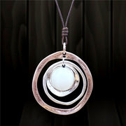 Concentric circle with sweater chain female – Gifts for Her — 7