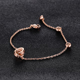 Digital Double Ring Ring Rose Gold Bracelet – Jewelry Gift Ideas — 1