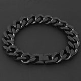 Titanium Steel Men's Black Bracelet – Jewelry Gift Ideas — 2