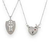 Fashion Jewelry Titanium Steel Couple Love Lock – Jewelry Gift Ideas — 18