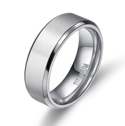 Fashion Black Classic Titanium Ring – Stylish Gifts — 4