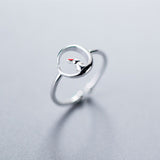 Jade rabbit ring on the moon – Gifts for Pet Lovers — 2