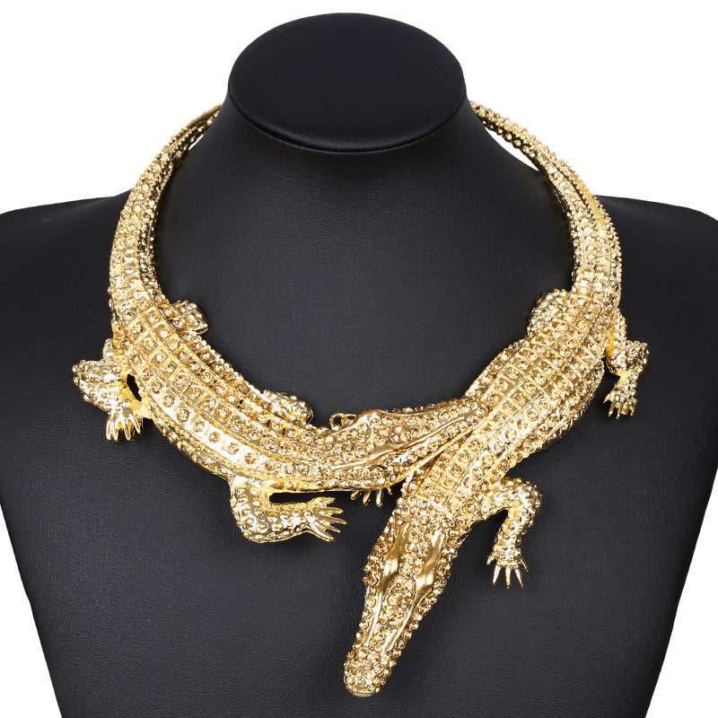 Exaggerated female necklace crystal clavicle – Jewelry Gift Ideas — 1