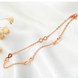 Rose gold anklet – Meaningful Gifts — 3