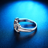 Fashion Heart-shaped Two-tone Rose Gold Ring – Stylish Gifts — 4