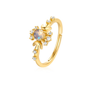 Sterling silver plated 9K gold ring – Small Gift Ideas — 1