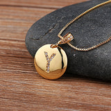 Necklace Glossy Diamonds 26 English Letters – Jewelry Gift Ideas — 15