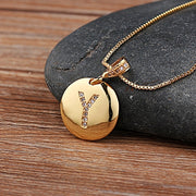 Necklace Glossy Diamonds 26 English Letters – Jewelry Gift Ideas — 15
