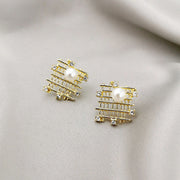 Female 925 Sterling Silver Needle Pearl Earrings – Gifts for Her — 4