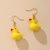 Fashion Sweet Little Yellow Duck Earrings – Stylish Gifts — 5