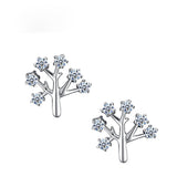 S925 sterling silver Christmas tree earrings – Gift Ideas — 1