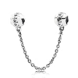 Logo Love Pentagram Bow Safety Chain Bracelet – Jewelry Gift Ideas — 2