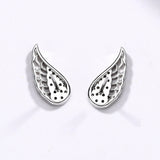 S925 Sterling Silver Angel Wings Earrings Women – Gifts for Her — 4